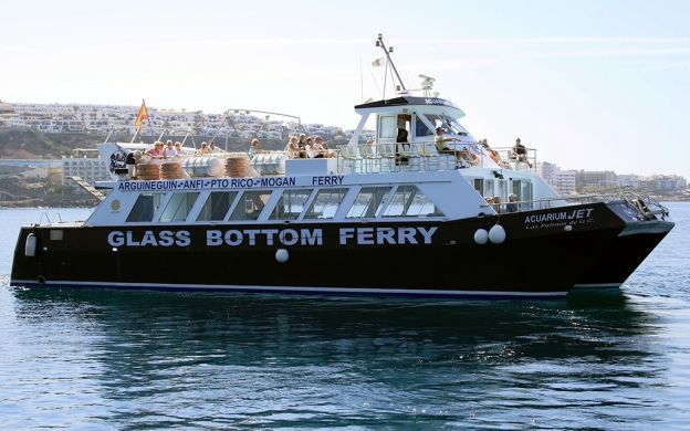 glass bottom boat trip es canar